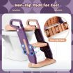 Potty Training Seat Trainer Kids Toilet Step Chair Stool Ladder Height Adjustable Foldable Handles Nonslip Pads Splash Guard