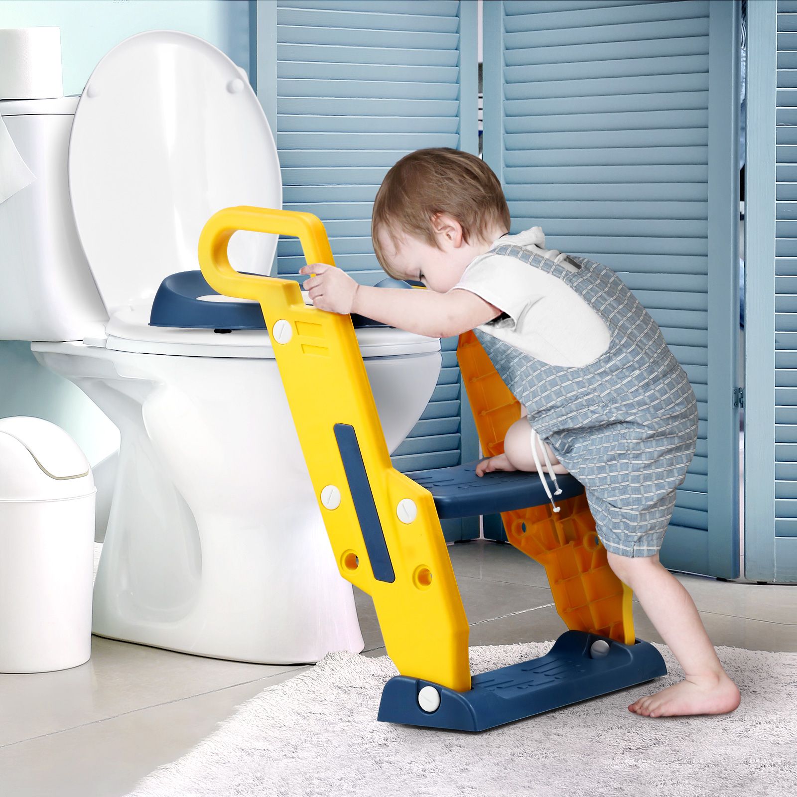 Potty Training Seat Kids Toilet Chair Trainer Ladder Step Stool