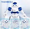 RC Robot Toy,Gesture Sensing Remote Control Robot for Kids Age 3+ Year Old Boys Girls Birthday Gift Present,Blue