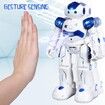 RC Robot Toy,Gesture Sensing Remote Control Robot for Kids Age 3+ Year Old Boys Girls Birthday Gift Present,Blue