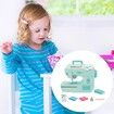 Sewing Machine Toy Sewing Kit for children from 8 to 12 years old Interesting Educational Toy Suitable for Kid And Beginners Travel Gift Color Green