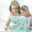 Sewing Machine Toy Sewing Kit for children from 8 to 12 years old Interesting Educational Toy Suitable for Kid And Beginners Travel Gift Color Green