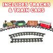 ArtCreativity Deluxe Train Set for Kids - Battery Operated Toy with 4 Cars and Tracks- Great Gift Idea for Boys And Girls