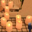 USB Charging Flameless Votive Candles With Remote Control and Timer Bulk Set of 10 Tealight Candles