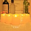 USB Charging Flameless Votive Candles With Remote Control and Timer Bulk Set of 10 Tealight Candles