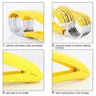 Banana Slicer,ABS + Stainless Steel Fruit and Vegetable Salad Peeler Cutter Kitchen Tools For banana, Sausage, Strawberry,Grape?1 Pack?