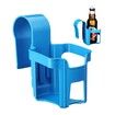 Poolside Cup Holder  Anti-Slip Drink Holder for Swimming Pools No Spills Sturdy Pool Beverage Holder Accessories Blue