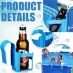 Poolside Cup Holder  Anti-Slip Drink Holder for Swimming Pools No Spills Sturdy Pool Beverage Holder Accessories Blue