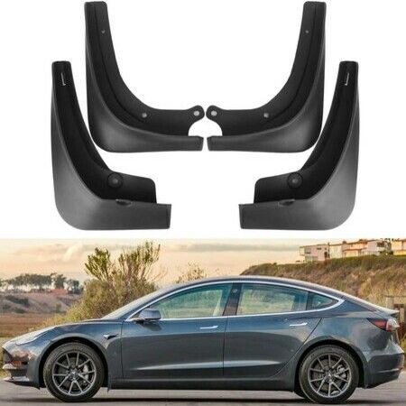 Tesla Model 3 Mud Flaps Splash Guards 2016-2022(Set of Four)