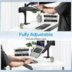 Monitor Arm Stand 2 In 1 Laptop Tray Riser Desk VESA Mount Computer Display Screen Holder Shelf Bracket Adjustable Gas Spring