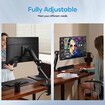 Single Monitor Arm Stand LCD TV Desk Mount VESA Riser Laptop Computer Display Screen Holder Adjustable Gas Spring 3.0 USB