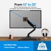 Single Monitor Arm Stand LCD TV Desk Mount VESA Riser Laptop Computer Display Screen Holder Adjustable Gas Spring 3.0 USB