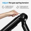 Single Monitor Arm Stand LCD TV Desk Mount VESA Riser Laptop Computer Display Screen Holder Adjustable Gas Spring 3.0 USB