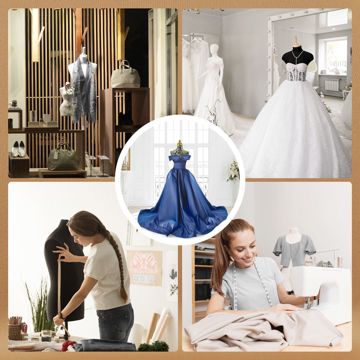 Female Mannequin Manikin Display Stand Tailor Torso Dummy Dressmaker ...