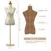 Female Mannequin Dressmaker Torso Manikin Tailor Display Stand Dummy Dress Form Sewing Fashion Metal Base 139-188CM