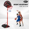 Basketball Hoop Ring Stand Portable Indoor System Net Set Outdoor 1.7m-2.3m Height Adjustable Ball Kids Genki
