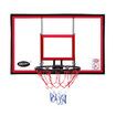 Indoor Basketball Hoop Wall Mounted Backboard Ring System Set Net Door Goals Rim Standard No.7 Balls 110 x 70cm