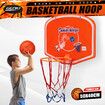 Basketball Hoop Mini Ring System Set Net Door Wall Mounted Backboard Indoor Hang Pump for Kids Toy Genki 50 x 40cm