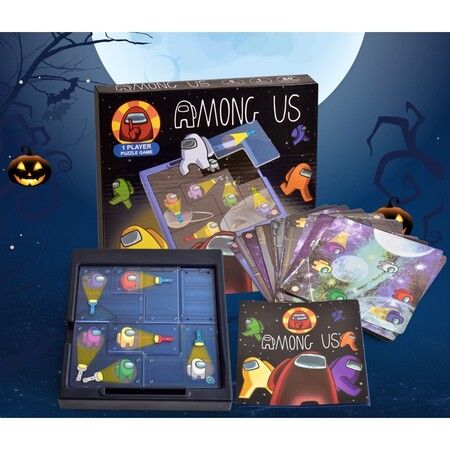Among Us Ghost Seekers Puzzle Family Board Card Games Interactive game