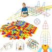 600Pcs Straw Constructor Toys STEM Building Engineering Toys for Boys and Girls Gift