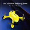 2022 Newest Mini Dual Camera Hd Light-Emitting  Aerial Photography Drone Color Yellow