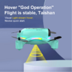 2022 Newest Mini Dual Camera Hd Light-Emitting  Aerial Photography Drone Color Blue