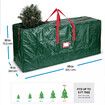 Artificial Christmas Tree Storage Bag, Stores Trees up to 165CM Tall, Can Also Store Christmas Inflatables; Green