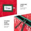 Artificial Christmas Tree Storage Bag Stores Trees up to 165CM Tall Can Also Store Christmas Inflatables Red