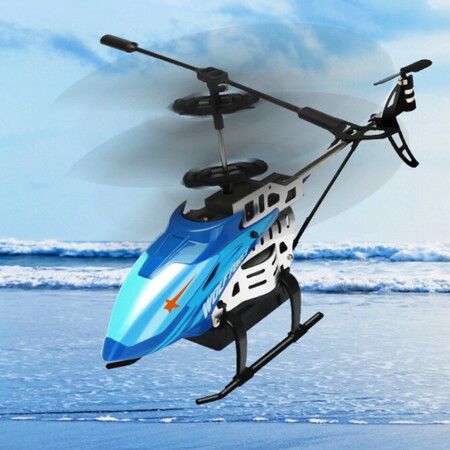 Helicopter RC 2.4G 3 Channels with Gyroscope forward backward up down turn left right fixed height Duration 25min Dual Batteries