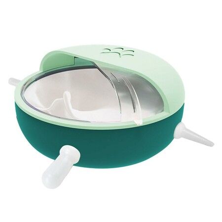 180ml Silicone Puppy Feeder, Bionic Breastfeeder Milk Bowl with Multi-nipples, Pet Self Feeding Device for Kittens Puppies Rabbits