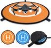 Drone Landing Pads,Waterproof 55cm 21Inch Universal Landing Pad Fast-fold Double Sided Quadcopter Landing Pads for RC Drones Helicopter DJI Spark Mavic Pro Phantom 2/3/4 Pro Inspire 2/1 3DR Solo