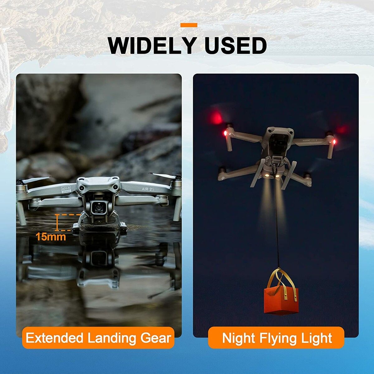 Système De Largage Pour DJI Mavic Air 2 Et Air 2S - Dispositif De Livraison Aérienne Avec Train D'atterrissage Et Mécanisme De Relâche