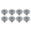 8PCS 40mm Dishwasher Basket Wheel for Aeg Favorit Privileg Zanussi Dish Washer Spare Parts Accessories Replacement