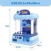 Mini Toy Claw Machine Arcade Grabber Carnival Candy Gaming Fair Party Birthday Xmas LED Light Animation Blue