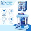 Mini Toy Claw Machine Arcade Grabber Carnival Candy Gaming Fair Party Birthday Xmas LED Light Animation Blue