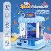 Mini Toy Claw Machine Arcade Grabber Carnival Candy Gaming Fair Party Birthday Xmas LED Light Animation Blue