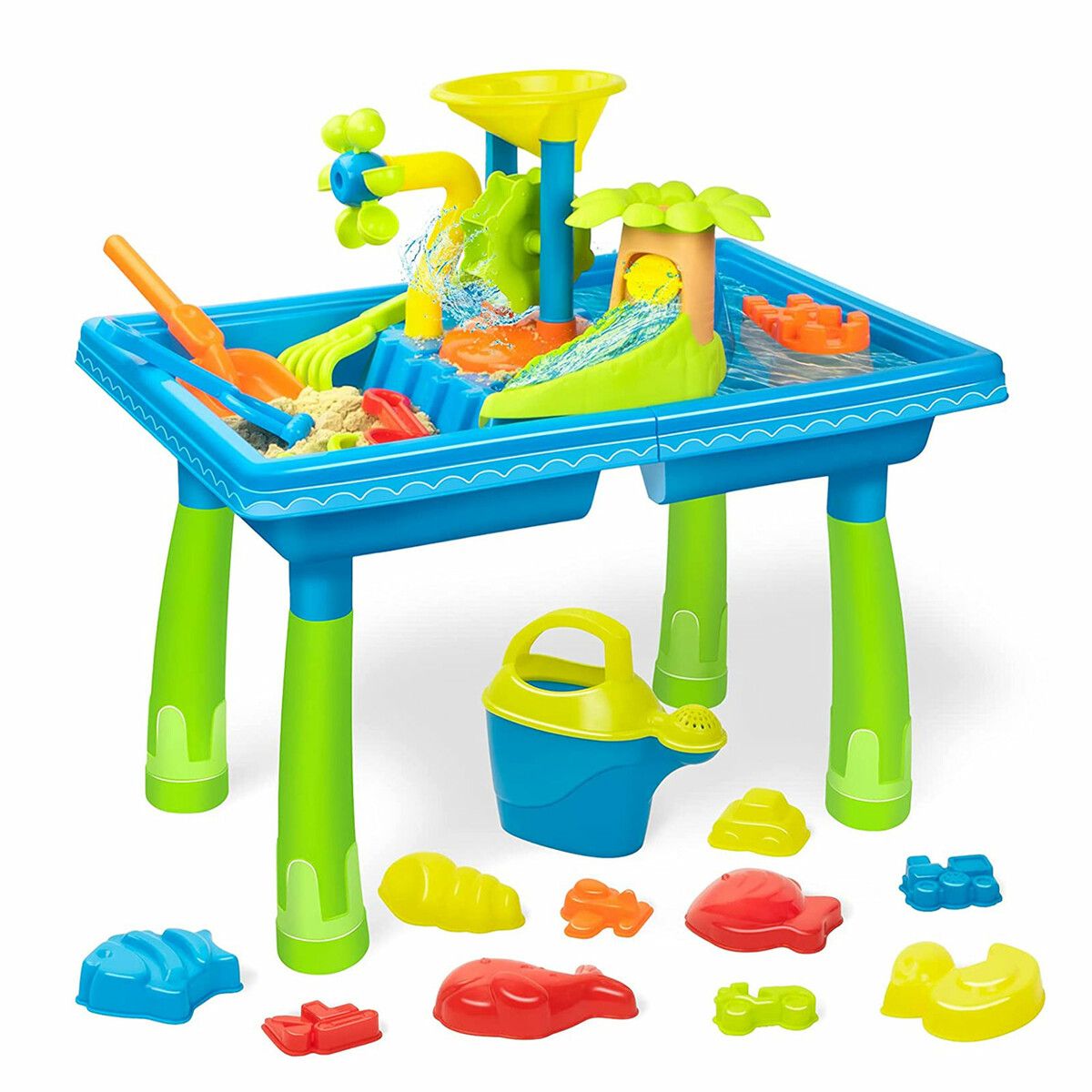2in1 Water Sand Table Kid Sandpit Beach Play Swimming Pool Toys Outdoor ...