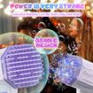 Rocket Bubble Gun Soap Machine Blower Launcher Maker Toy with LED lights Lithium Kids Gift Party Wedding Summer Purple 