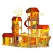 Barbie Doll House Dream Play Furniture Playhouses Toys Dollhouse Princess Castle Light Music 11 Rooms 4 Stories 93cm