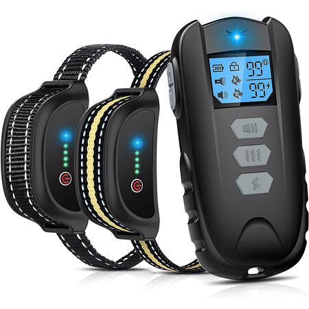 Dog Training Collar For 2 Dogs With Remote Waterproof