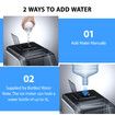 20kg Ice Maker Machine Clear Cube Making Countertop Home Commercial 2 Water Filling Methods Stainless Steel Maxkon 