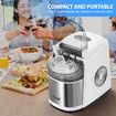12KG Ice Maker Machine Bullet Shaped Cube Making Countertop Home Commercial Automatic Quiet Maxkon