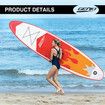 SUP Kayak Inflatable Stand Up Paddle Surfing Board Blow Foam Surfboard GENKI 2 In 1 with Seat Red