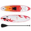 SUP Kayak Inflatable Stand Up Paddle Surfing Board Blow Foam Surfboard GENKI 2 In 1 with Seat Red