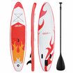 Stand Up Surfing Paddle Board SUP Inflatable Kayak Blow Foam Surfboard GENKI 2 In 1 Red