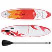 Stand Up Surfing Paddle Board SUP Inflatable Kayak Blow Foam Surfboard GENKI 2 In 1 Red