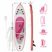 Surfing Board SUP Stand Up Blow Paddle Inflatable Kayak Foam Surfboard GENKI 2 In 1 Pink