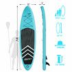 SUP Paddle Board Stand Up Blow Surfing Inflatable Foam Kayak Surfboard GENKI 2 In 1 Blue