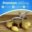 Potato Ricer Heavy Duty Stainless Steel Masher Kitchen Tool Press and Mash For Perfect Mashed Potatoes