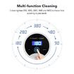 Ultrasonic Jewellery Cleaner Silver Degassing Cleaning Machine for Rings Watches Dentures Glasses Razors 600ml MAXKON